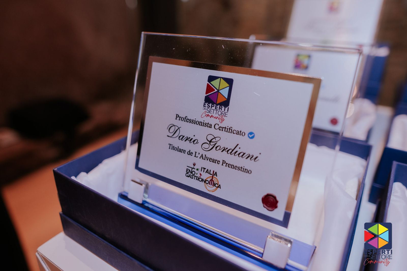 Attestato Professionista Certificato Esperti del Settore