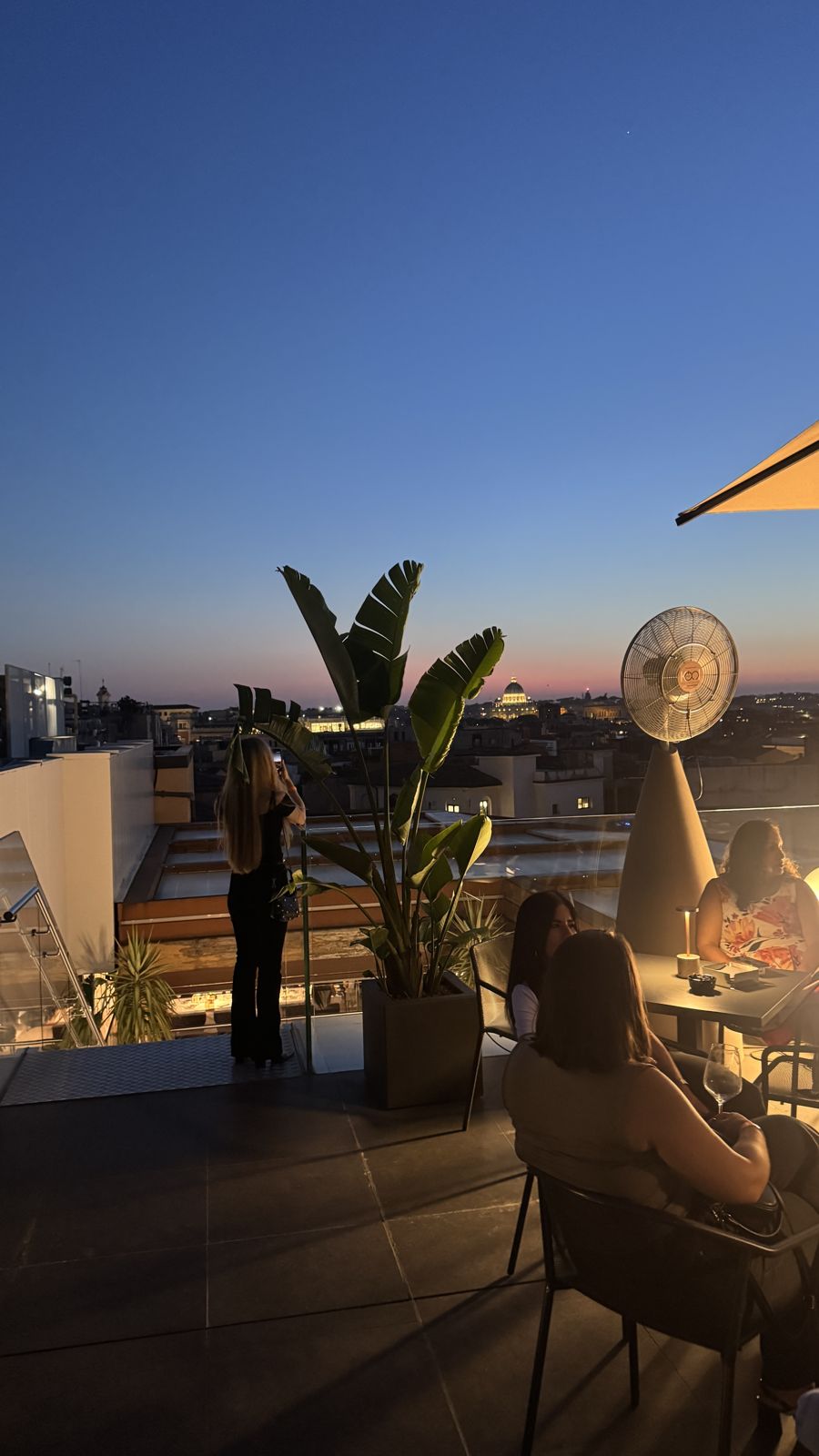 Terrazza della Rinascente a Roma